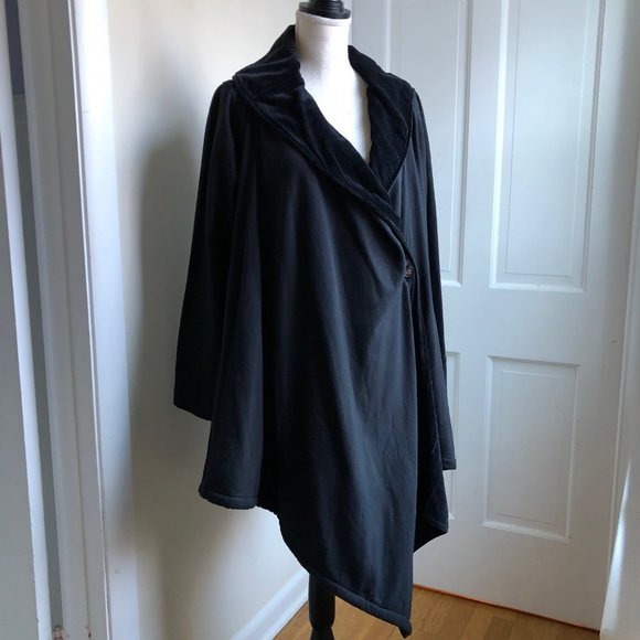 Nicholas K Marlo Sweatshirt Jacket (XL) in Black - Picture 4 of 11